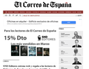 EL CORREO DE ESPAÑA CITA EL ESTRENO DE NUESTRA WEB