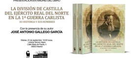 Presentación del libro «La división de Castilla del ejército real del norte» en la librería Tercios Viejos