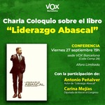 Presentación en Barcelona del libro: «Liderazgo Abascal»